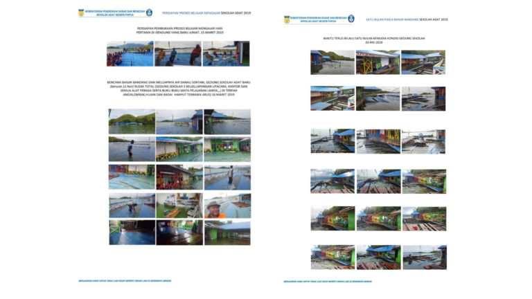 Kilas Balik Proses Belajar dan Mengajar Sekolah Adat Negeri Papua (Maret 2019)