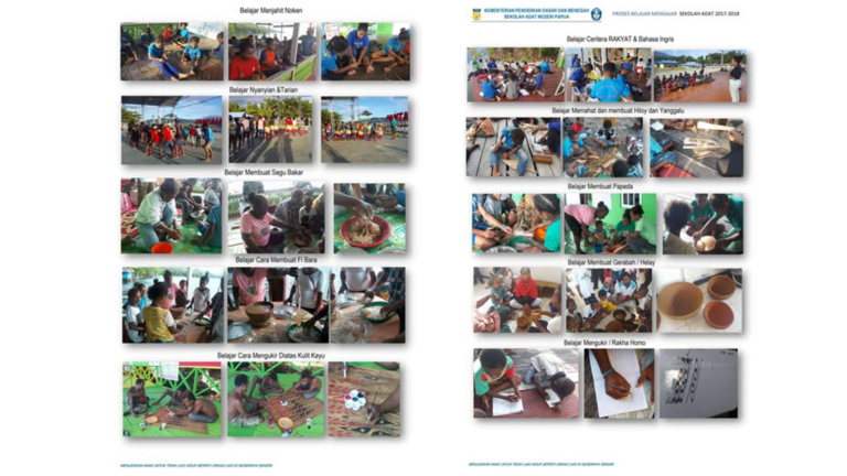 Proses Awal Mula Kegiatan Belajar di Sekolah Adat Negeri Papua